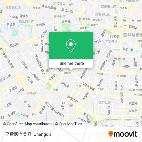 奕后医疗美容 map