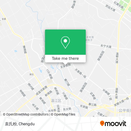 袁氏粉 map