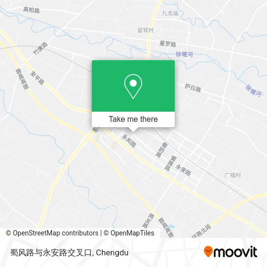 蜀风路与永安路交叉口 map