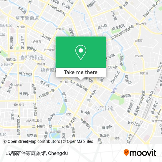 成都陪伴家庭旅馆 map