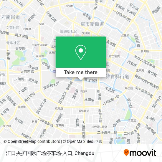 汇日央扩国际广场停车场-入口 map