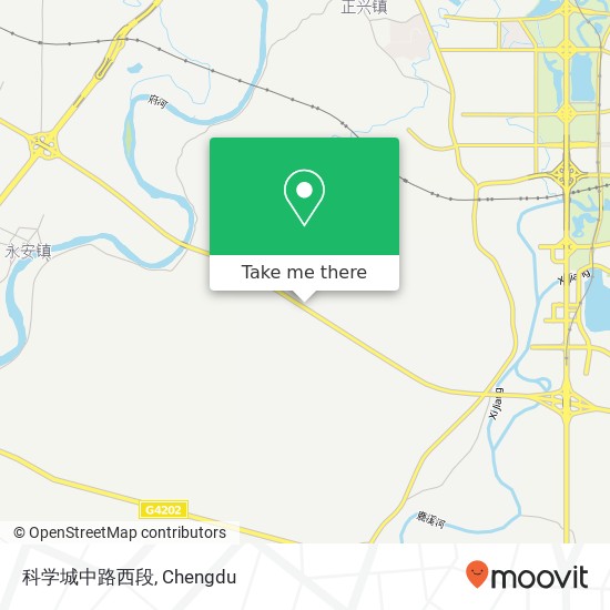 科学城中路西段 map