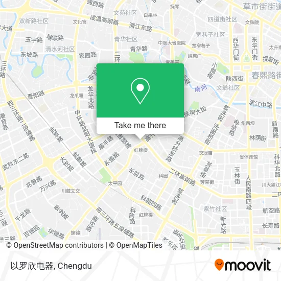 以罗欣电器 map