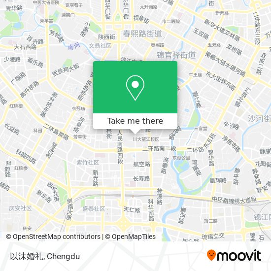 以沫婚礼 map
