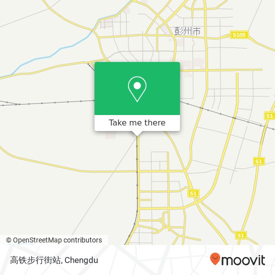 高铁步行街站 map
