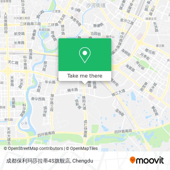 成都保利玛莎拉蒂4S旗舰店 map