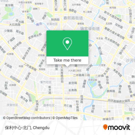保利中心-北门 map