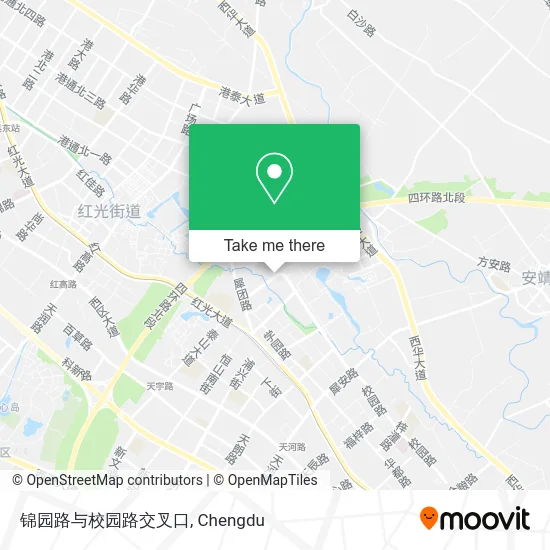 锦园路与校园路交叉口 map
