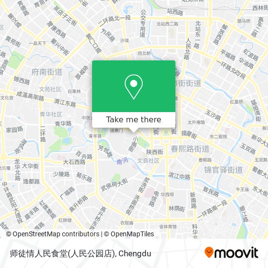 师徒情人民食堂(人民公园店) map