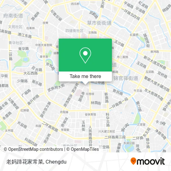 老妈蹄花家常菜 map