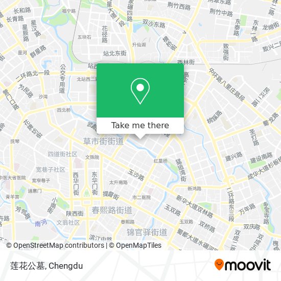 莲花公墓 map