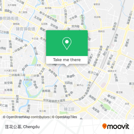 莲花公墓 map