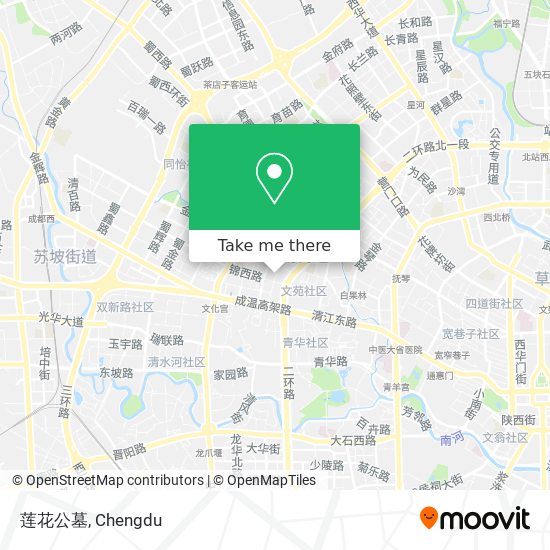 莲花公墓 map