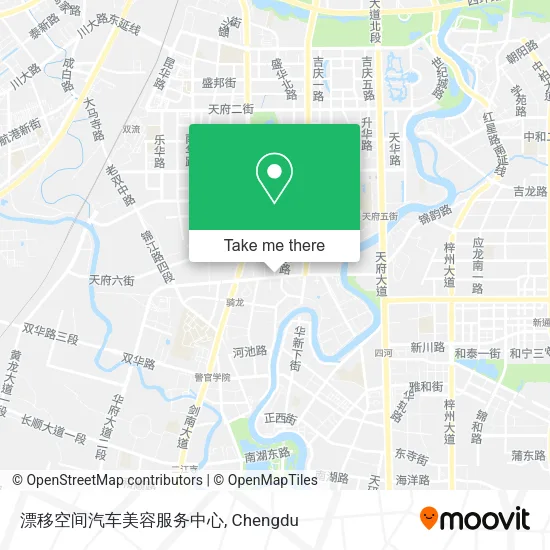 漂移空间汽车美容服务中心 map
