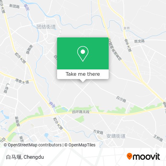 白马堰 map
