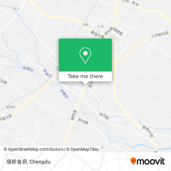 堰桥食府 map