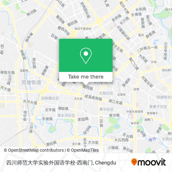 四川师范大学实验外国语学校-西南门 map