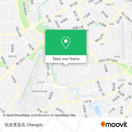 悦发烫染店 map