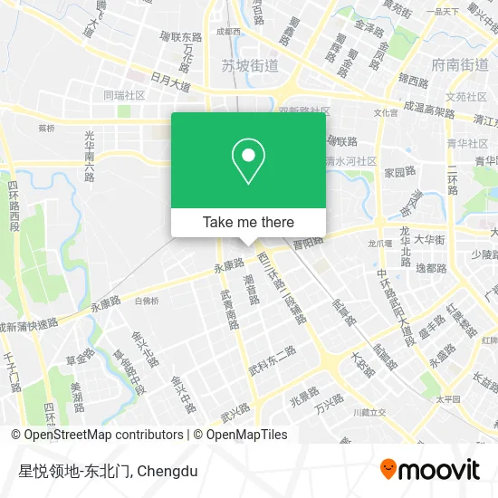 星悦领地-东北门 map