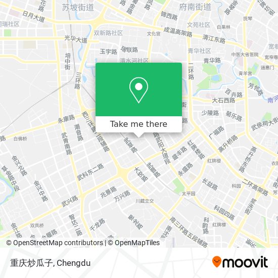 重庆炒瓜子 map