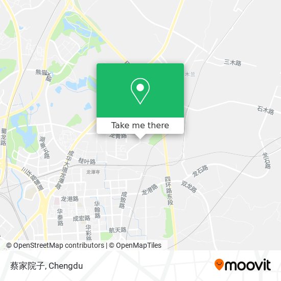 蔡家院子 map