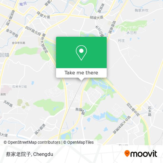 蔡家老院子 map
