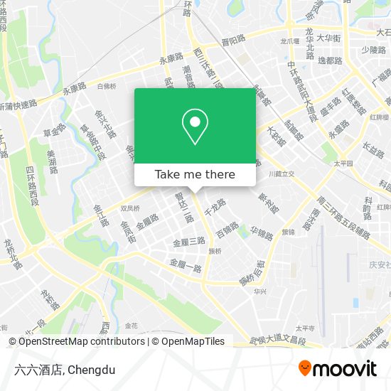 六六酒店 map