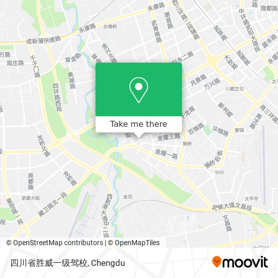 四川省胜威一级驾校 map