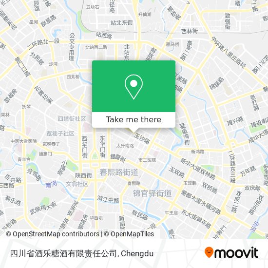 四川省酒乐糖酒有限责任公司 map