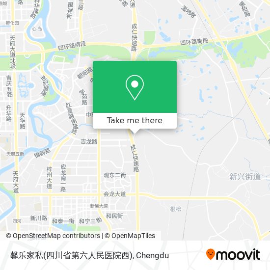 馨乐家私(四川省第六人民医院西) map