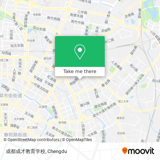 成都成才教育学校 map