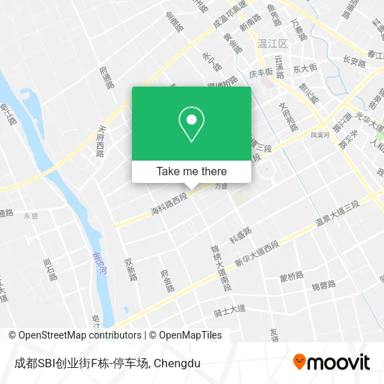成都SBI创业街F栋-停车场 map