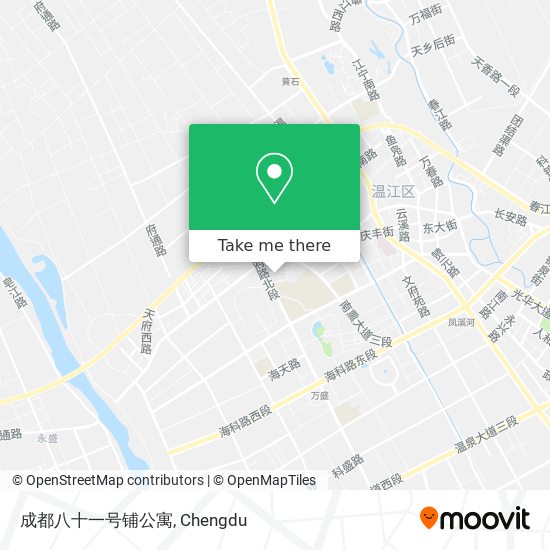 成都八十一号铺公寓 map