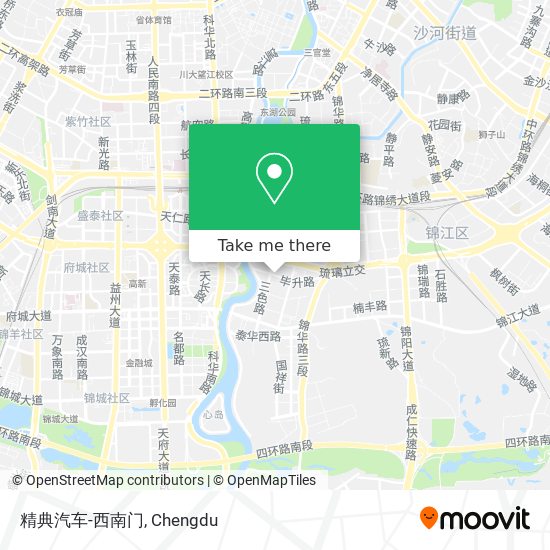 精典汽车-西南门 map