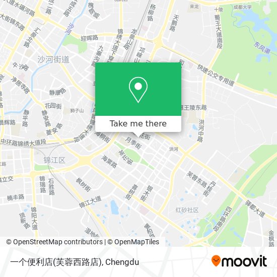 一个便利店(芙蓉西路店) map