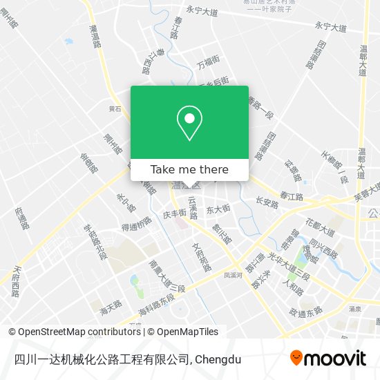四川一达机械化公路工程有限公司 map