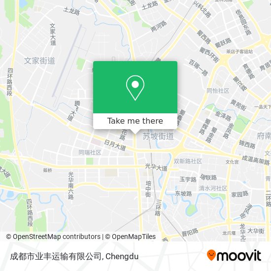 成都市业丰运输有限公司 map
