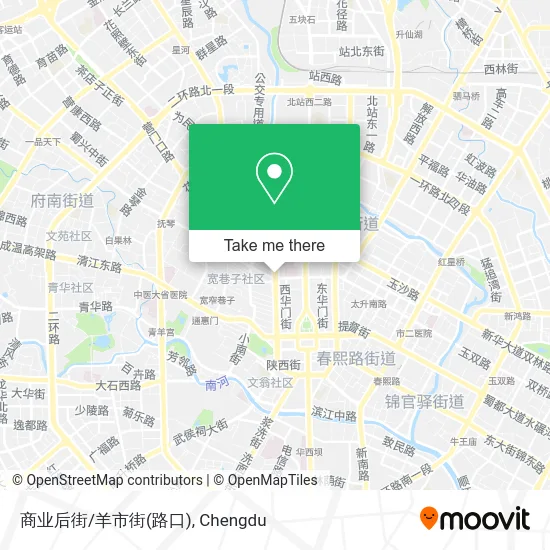 商业后街/羊市街(路口) map