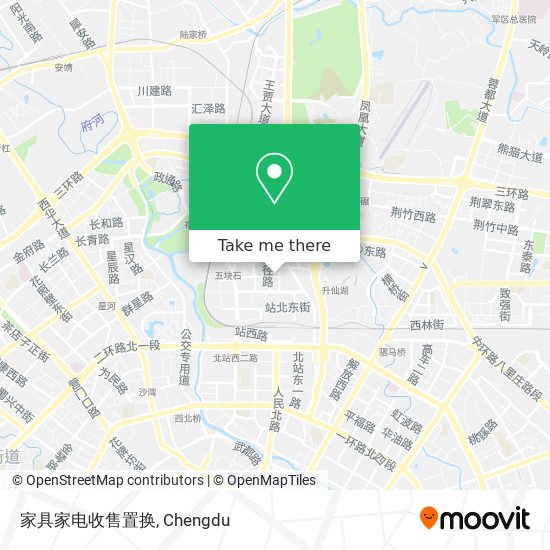 家具家电收售置换 map