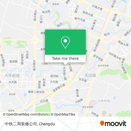 中铁二局装修公司 map