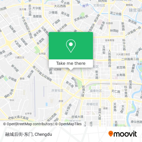 融城后街-东门 map