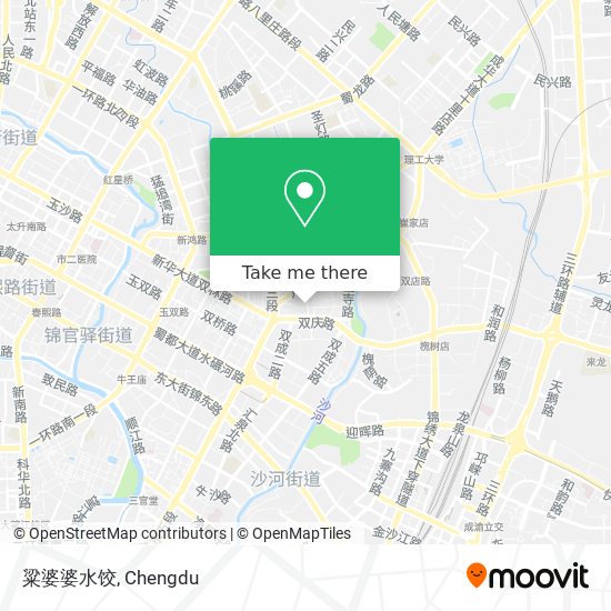 粱婆婆水饺 map