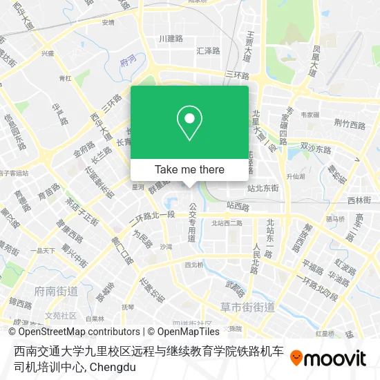 西南交通大学九里校区远程与继续教育学院铁路机车司机培训中心 map