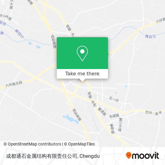 成都通石金属结构有限责任公司 map