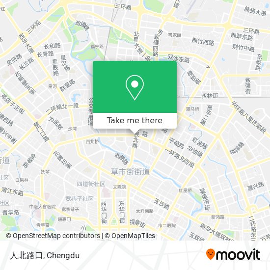 人北路口 map