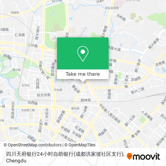四川天府银行24小时自助银行(成都洪家坡社区支行) map