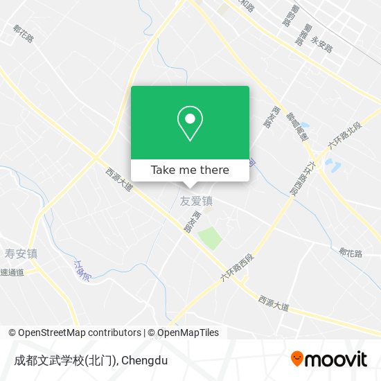 成都文武学校(北门) map