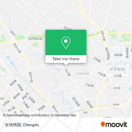 安靖绣园 map