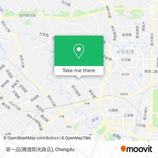 蓉一品(雍渡阳光路店) map