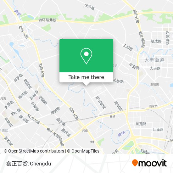 鑫正百货 map